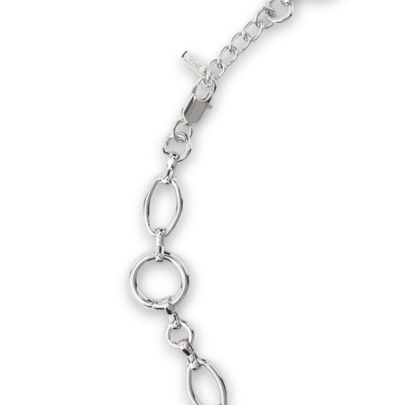 ZARA Metal Torso Chain Link Necklace - Picture 3 of 12